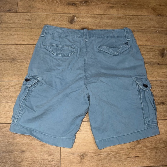 American Eagle Men’s Light Blue Cargo Shorts size 34 - Picture 2 of 5